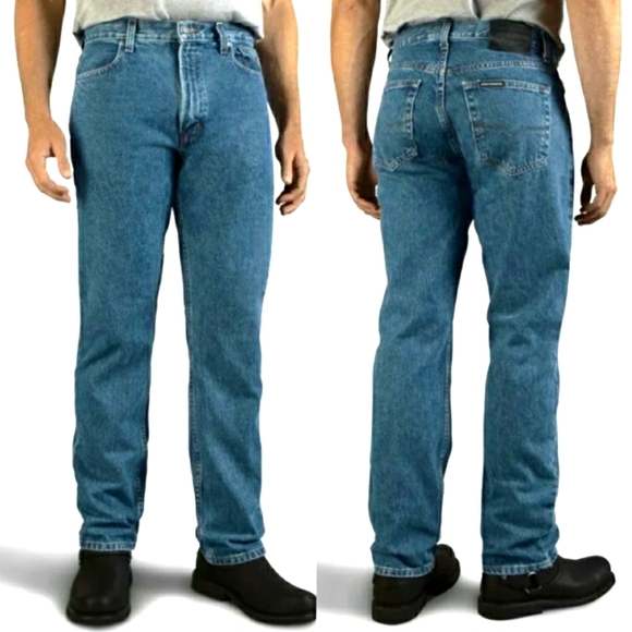 HarleyDavidson Jeans Harley Davidson Mens 333 Jeans Traditional Fit Straight Leg Motorcycle